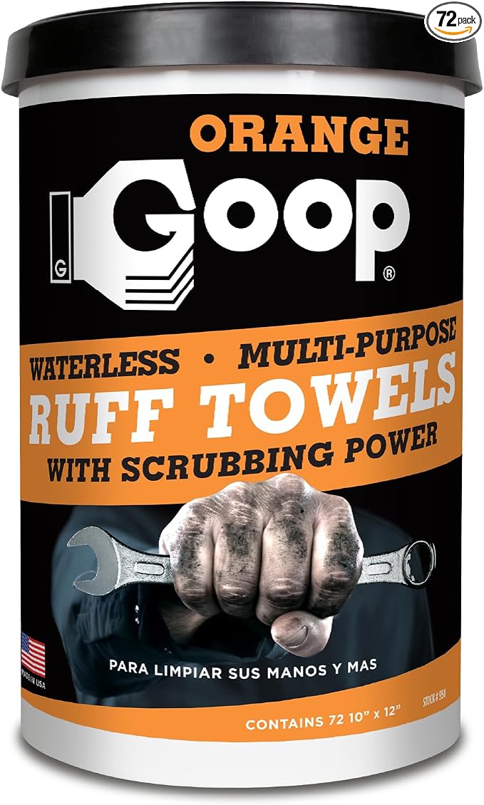 GOOP Orange Heavy Duty Ruff Towels by GOOP