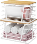 Extra Large 2 Pack Stackable Pantry Organizers by TrashBagHolder