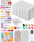 Cheer Pins for Backpack Cheer Stuff Kit 70 White Colored Clothes Pins by SFSOONEAT