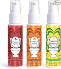 Toilet Spray for Poop 3 Pack, Travel Size Variety, Bathroom Odor Eliminator by Unknown