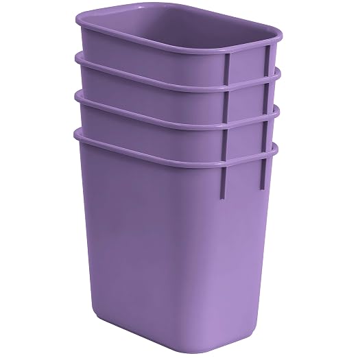 Acrimet Wastebasket, Deskside Bin, 3.25 Gallon/13 Quart/ 12 Liter - Image 3