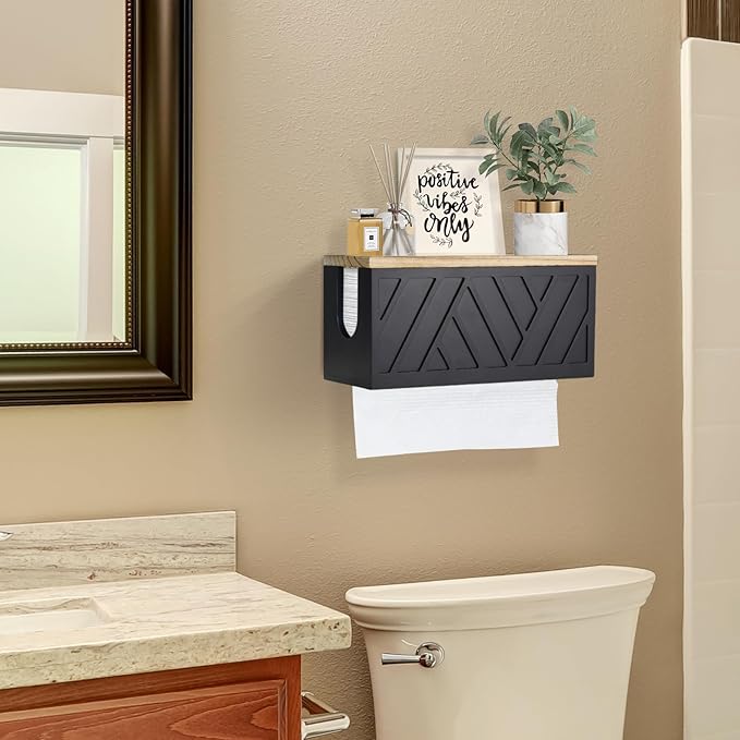 Paper Towel Dispenser Wall Mount, Paper Towel Holder Wall Mounted - Image 2
