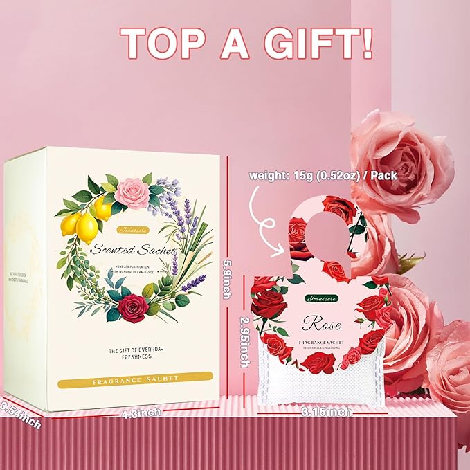 15 Packs Rose Scented Sachets Bag - Image 7