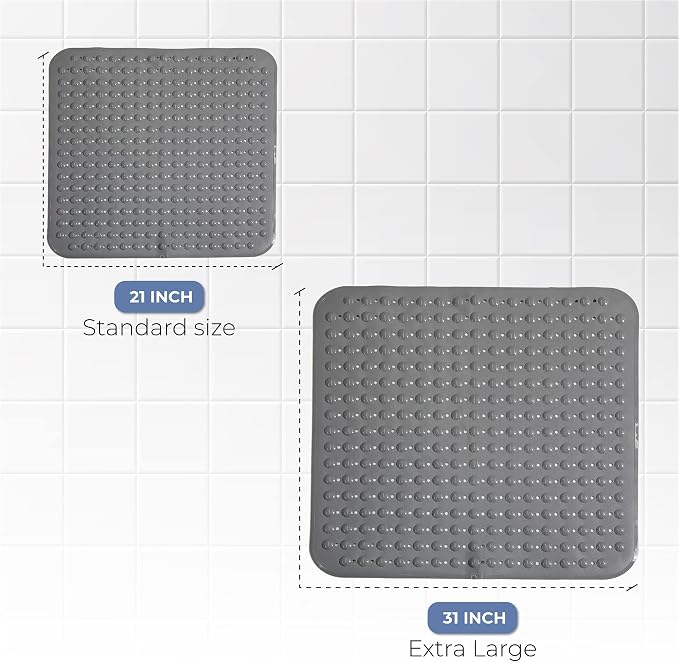 ENKOSI Extra Large Square Non Slip Shower Mat - Image 6