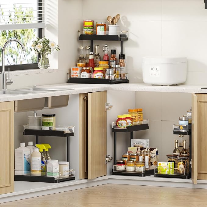 heart & home 1-Pack Under Sink Storage Organizer - Image 9