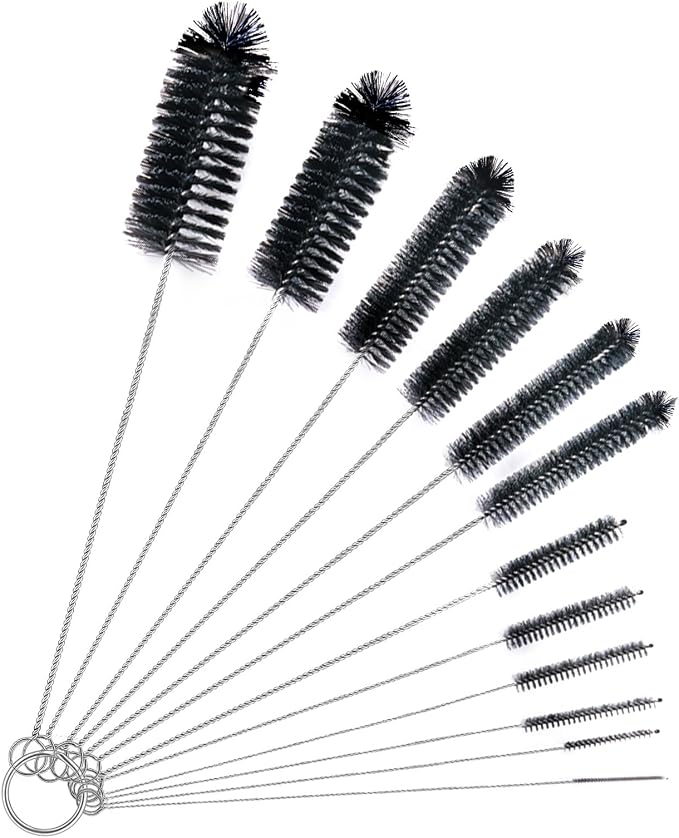 Straw Cleaner Brush Set, 12 Pieces Extra Long Pipe Water Bottle Brushes - Image 8