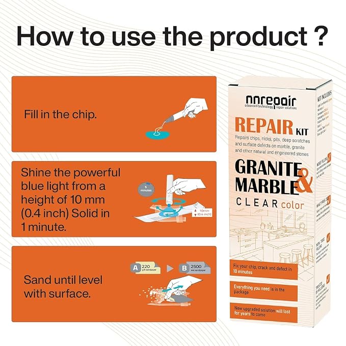 Marble, Granite & Quartz Countertop Repair Kit - Image 5