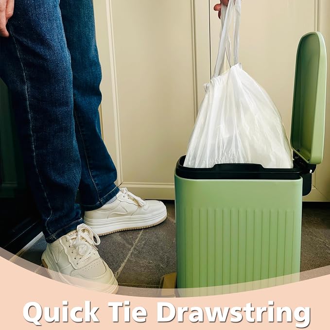 2.6 Gallon Small-Trash-Bags Plastic Drawstring Garbage-Bag - Image 6