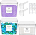 Lifewit 2+1 Laundry Pods Container & Dryer Sheet Holder, Large Powder Detergent by Lifewit