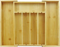 Kitchen Bamboo Silverware Drawer Organizer by cutesun