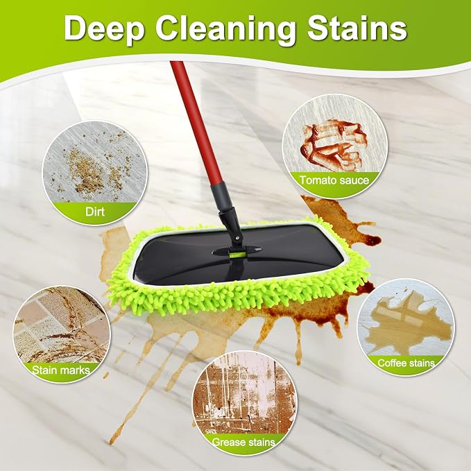 Mops for Floor Cleaning, Dust Mop for Hardwood Floors, Extra Large Floor Mop - Image 8