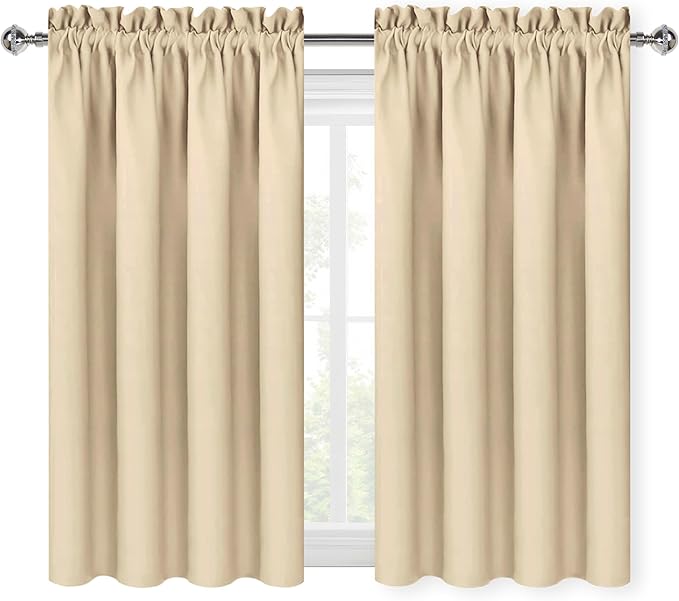 DWCN Blackout Curtains Room Darkening Thermal Insulated Bedroom Curtains Window - Image 9