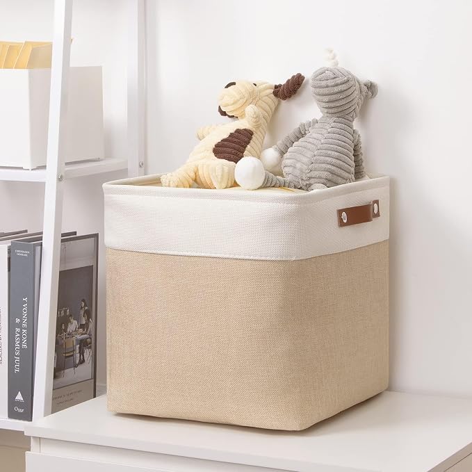 DULLEMELO Cube Storage Bin 13x13, Collapsible Fabric Storage Cube - Image 7