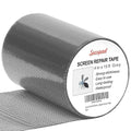 Grey Window Screen Repair Tape, 4 in X 15 FT Screen Repair Kit by Secopad