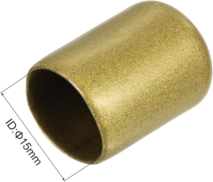 uxcell 20pcs Rubber End Caps 15mm ID Vinyl Round Tube Bolt Cap Cover Thread - Image 3