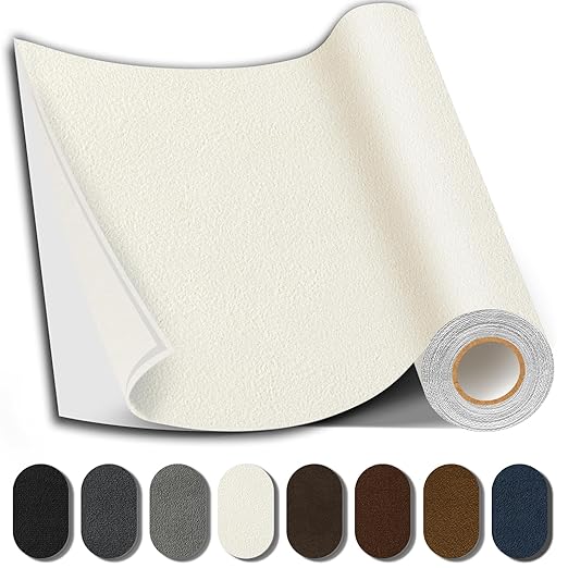 Suede Repair Patch, 17X158 Inch Fabric Large Repair Tape, Self-Adhesive Patches by SHAGOOM