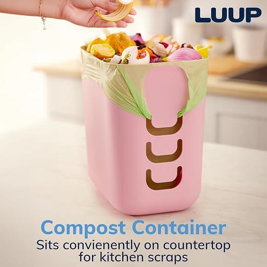 STORi Luup Bathroom Wastebasket, Secure Grocery Bags, Plastic Garbage Container - Image 5
