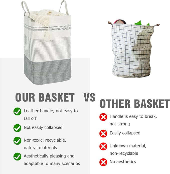 danpinera 75L Woven Laundry Hamper - Image 6
