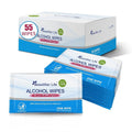 All - Purpose Travel Wipes, 55 Individually Wrapped 75% Alcohol Antibacterial by BeautifierLife