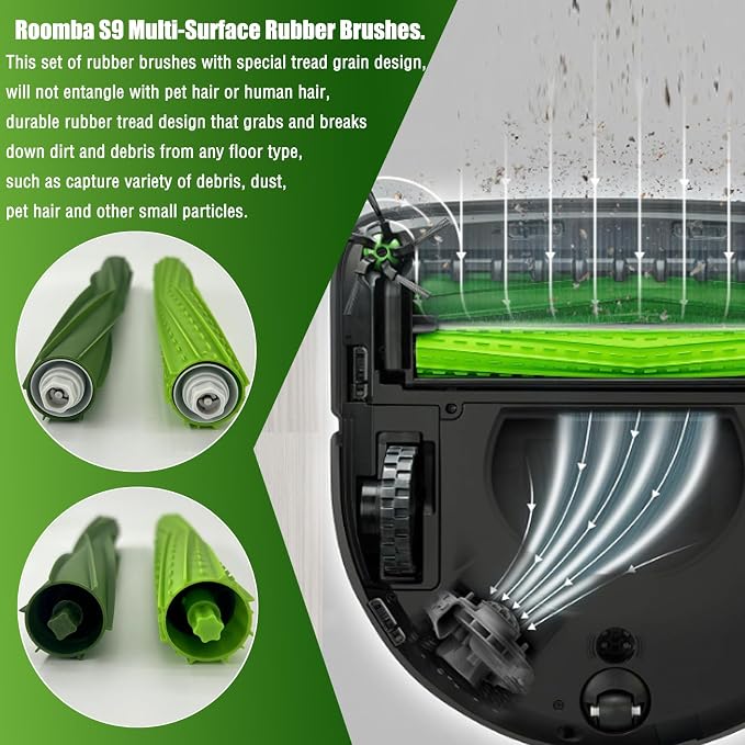 4 Set s9 replacement rollers Compatible - Image 3