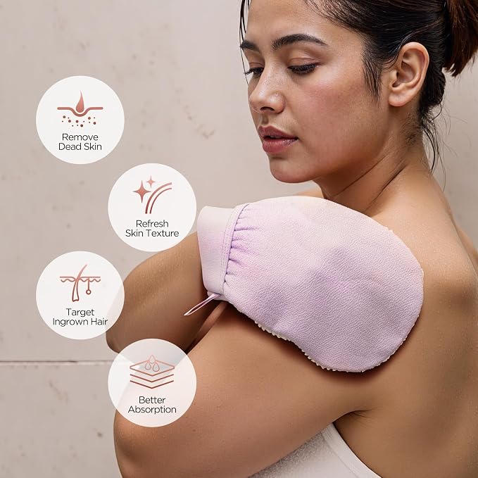 LOTTA Dual-Sided Exfoliating Gloves - Image 2