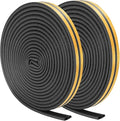 Weather Stripping Seal Strip Tape, Doors Windows Frame Self Adhesive D Type by UPSEN