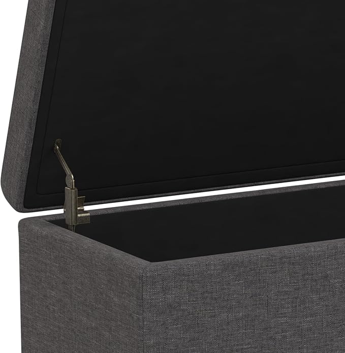 SIMPLIHOME Avalon 54 inch Wide Contemporary Rectangle Extra Large Storage - Image 8