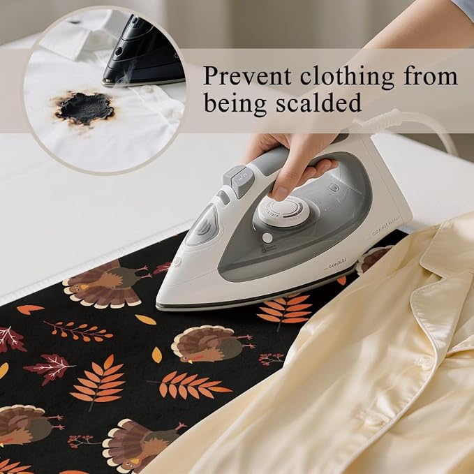 Cute Ironing Mat for Table top Washer, Countertop, Turkey Portable Iron Pad - Image 5