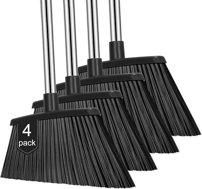 NACENA Heavy Duty Broom, 55 Inch Long Handle Outdoor Large Angle Brooms by NACENA