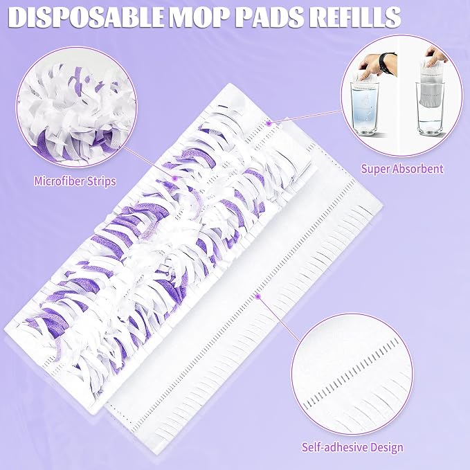 36 Pack Disposable Mop Pads for Swiffer Power Mop Pads, Replacement for Swiffer - Image 3