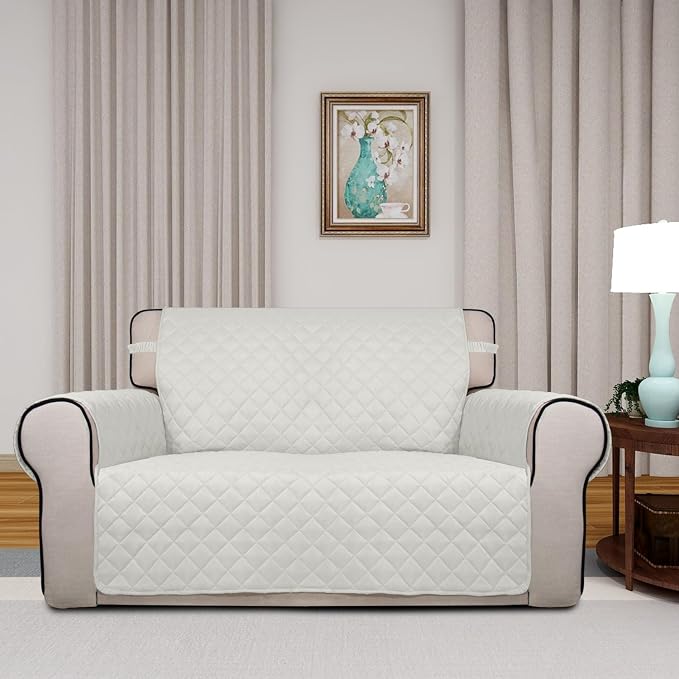 PureFit Reversible Quilted Sofa Cover, Water Resistant Slipcover Furniture - Image 2