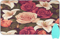 Roses and Lily Flowers Ironing Mat Thickened Ironing Blanket Travel Portable by QwThum