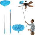 Ceiling Fan Cleaner Duster Reusable Microfiber Removable Extendable Duster by iHUFeather