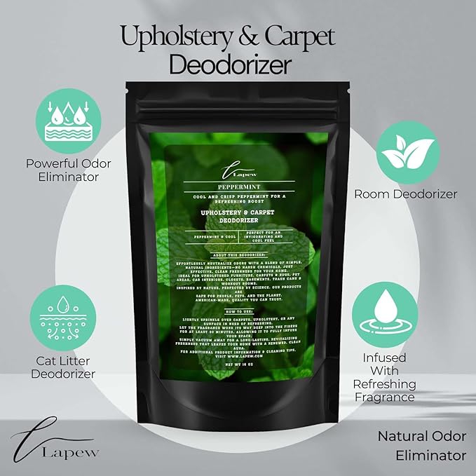 Peppermint Carpet Freshener Powder: Powerful Odor Eliminator - Image 4