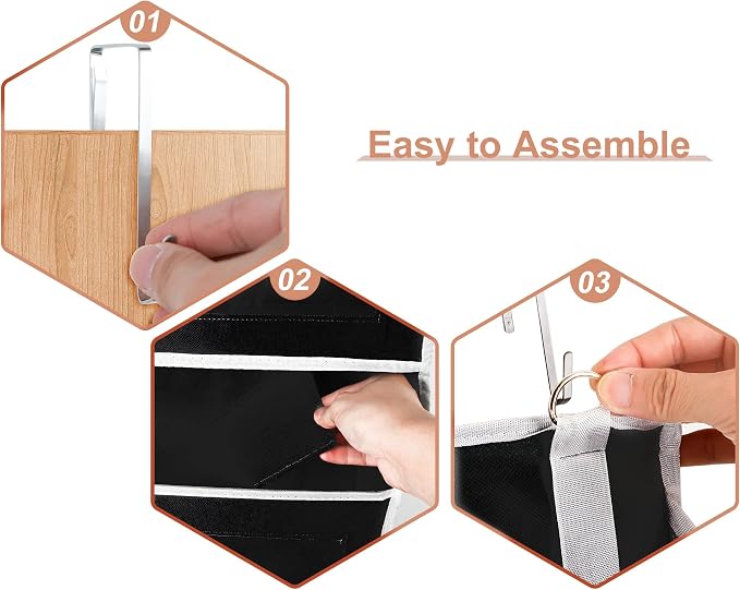 2 Packs 5-Tier Over the Door Storage Organizer - Image 6