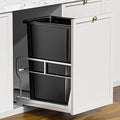 Insputer 8 Gal Pull Out Trash Can Under Cabinet, Heavy Duty Under Sink Garbage by Insputer