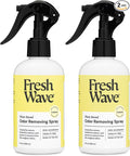 Fresh Wave Lemon Scent Odor Removing Spray, 8 fl. oz. | Pack of 2 | Odor by FreshWave
