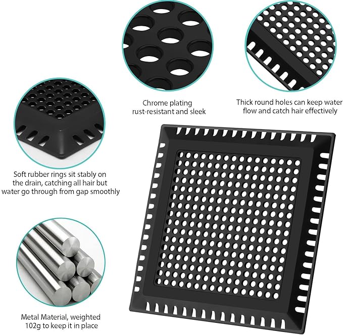 Hair Catcher/Drain Strainer/Shower Drain Cover - Image 6