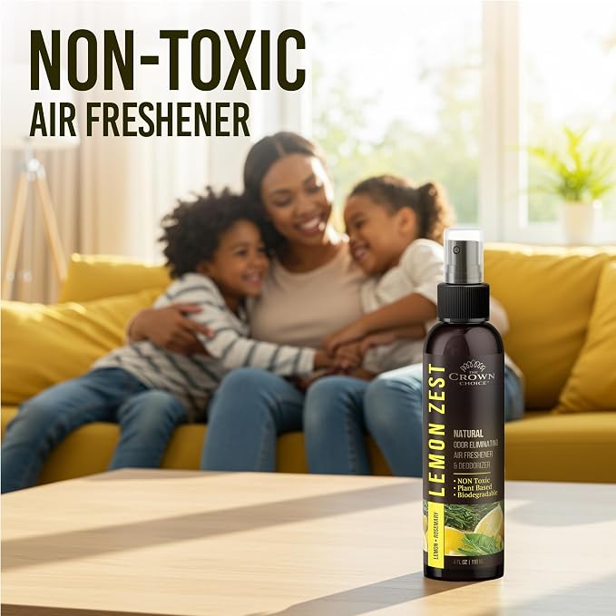 Lemon Zest Natural Air Freshener Spray - Image 4