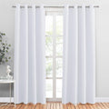 PONY DANCE Pure White Curtain 80 inches Long by PONYDANCE