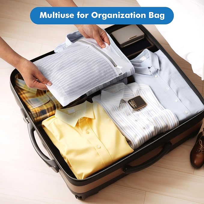 5Pcs Laundry Bags Mesh Wash Bags, Delicate Laundry Bags - Image 7