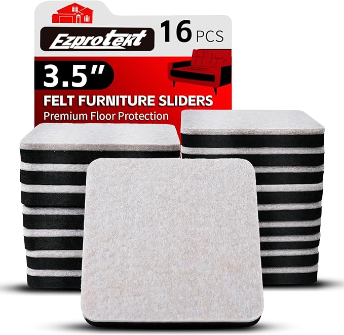 Ezprotekt 3.5" Felt Furniture Movers Sliders by VisittheEzprotekt