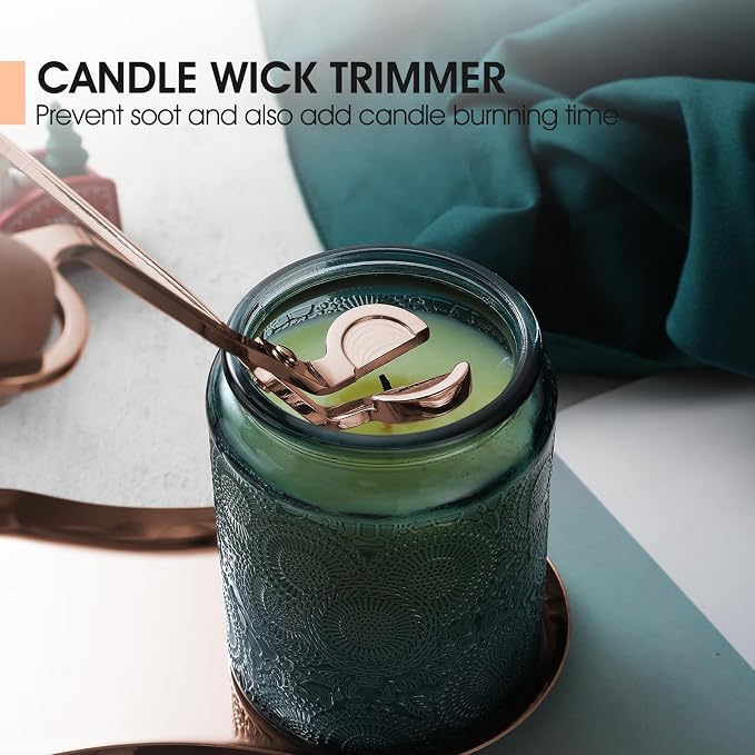 PATOISE 3 in 1 Candle Accessory Set Mini, Candle Wick Trimmer Cutter, Candle - Image 4