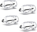 Anti-Fog Indirectly Vented Lab Safety Goggles Over Glasses by EinKau