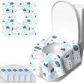 50 PCS Disposable Toilet Seat Covers, Extra Large Portable Potty Seat Covers by Peyazoco