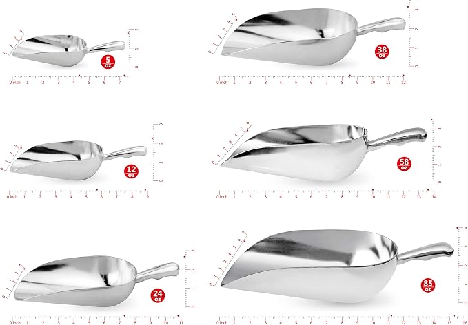 New Star 34585 Cast Aluminum Utility Scoop - Image 5