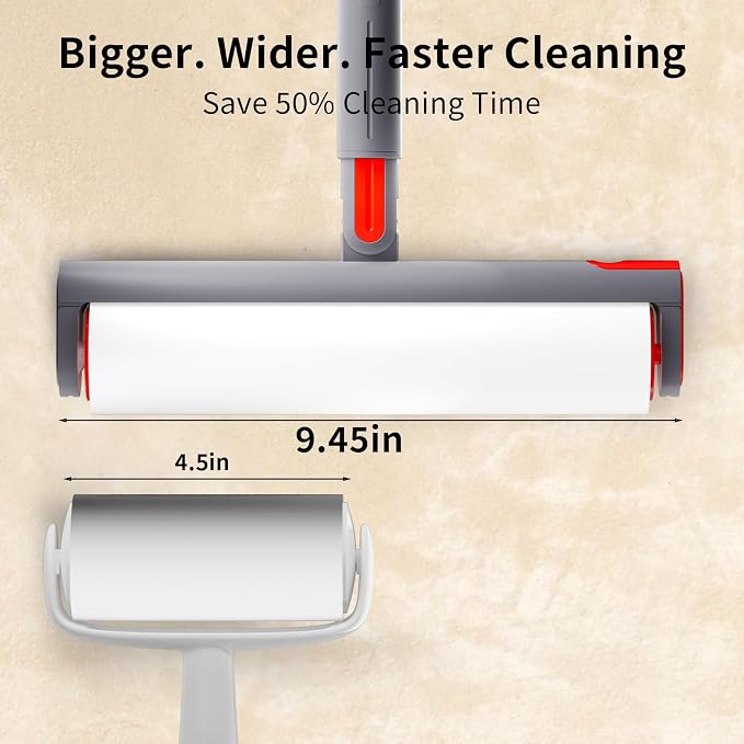 Large Lint Roller Refill 240 Sheets Value Set, Extra Sticky, Easy Tear - Image 4