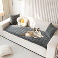 OTOB Couch Cover for Dogs Washable, Non Slip Plush Sofa Covers for 3 Cushion by OTOB