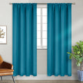 BGment Peacock Blue Blackout Curtains 84 Inch Length by BGment