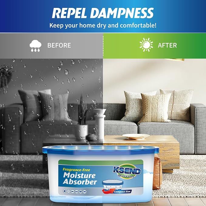 Moisture Absorbers, 24 Pack, Compact Dehumidifier - Image 7